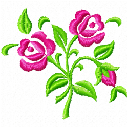 Flowers And Tree Embroidery Design 5 Flowers And Tree Embroidery Design 5